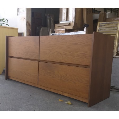 YC05-026 : Tủ 4 Ngăn Kéo Ngang - Nâu Rượu Chát